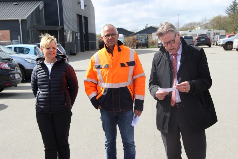 Park og Vej og genbrug i Struer Kommune fik papir på godt arbejdsmiljø
