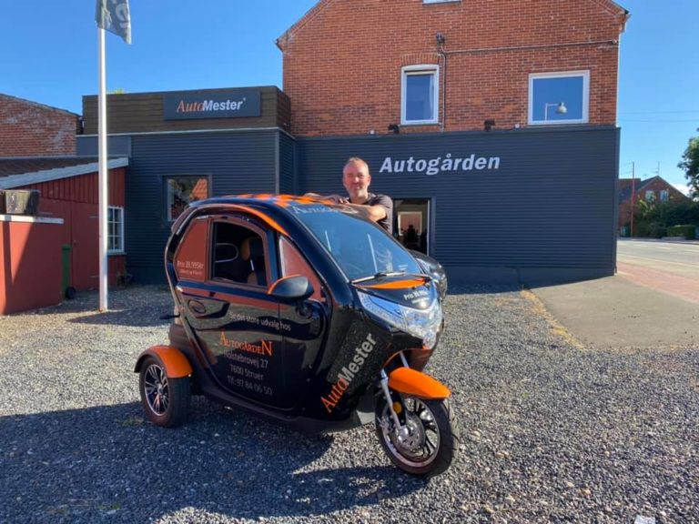 Autogården Struer er nu blevet forhandler af E-Force el-scootere i midt og Vestjylland